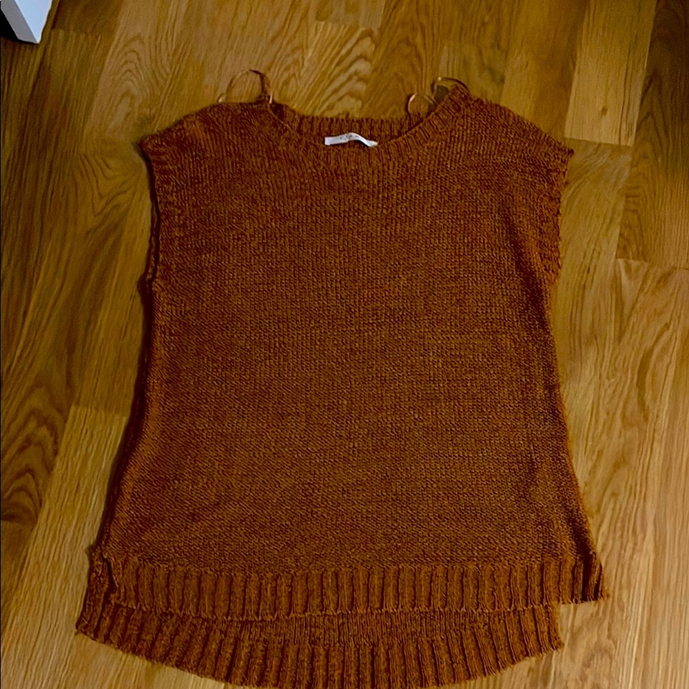 Cyrus rust Knit Sweater